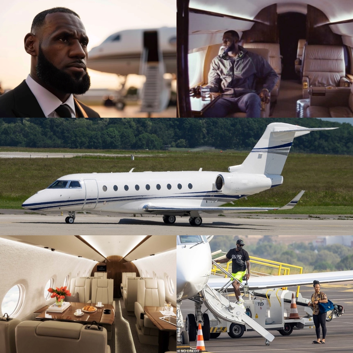 LeBron James’ $2,000,000 private jet elevates luxury for unforgettable family vacations.1