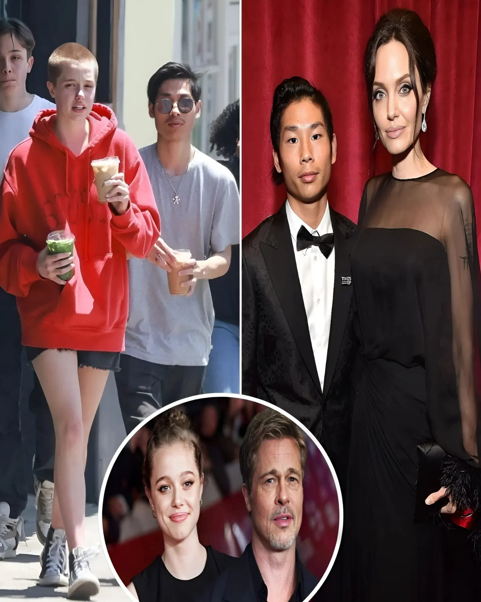 Brad Pitt’s biological daughter issued a statement against Pax Thien