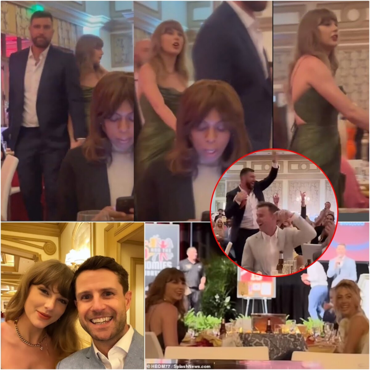 OMG! [VIDEO]Taylor Swift HOLDS Travis Kelce’s hand at the Mahomies Vegas Golf Classic Gala event Las Vegas