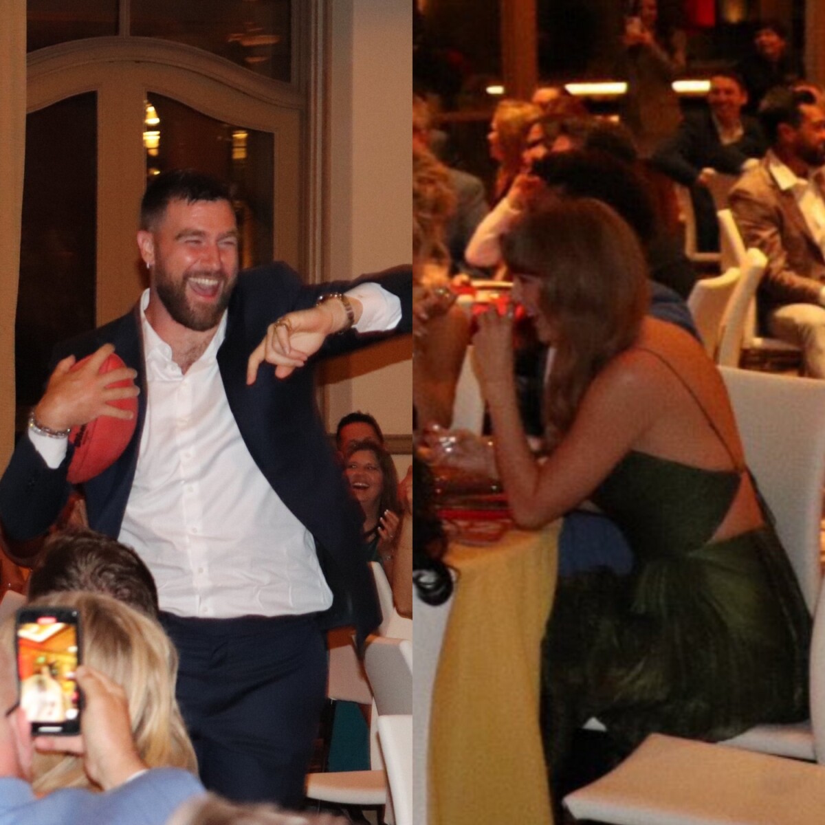 Taylor Swift’s Reaction to Travis Kelce’s One-Handed Catch Steals the Show at Vegas Charity Event, Completely Proud of Him