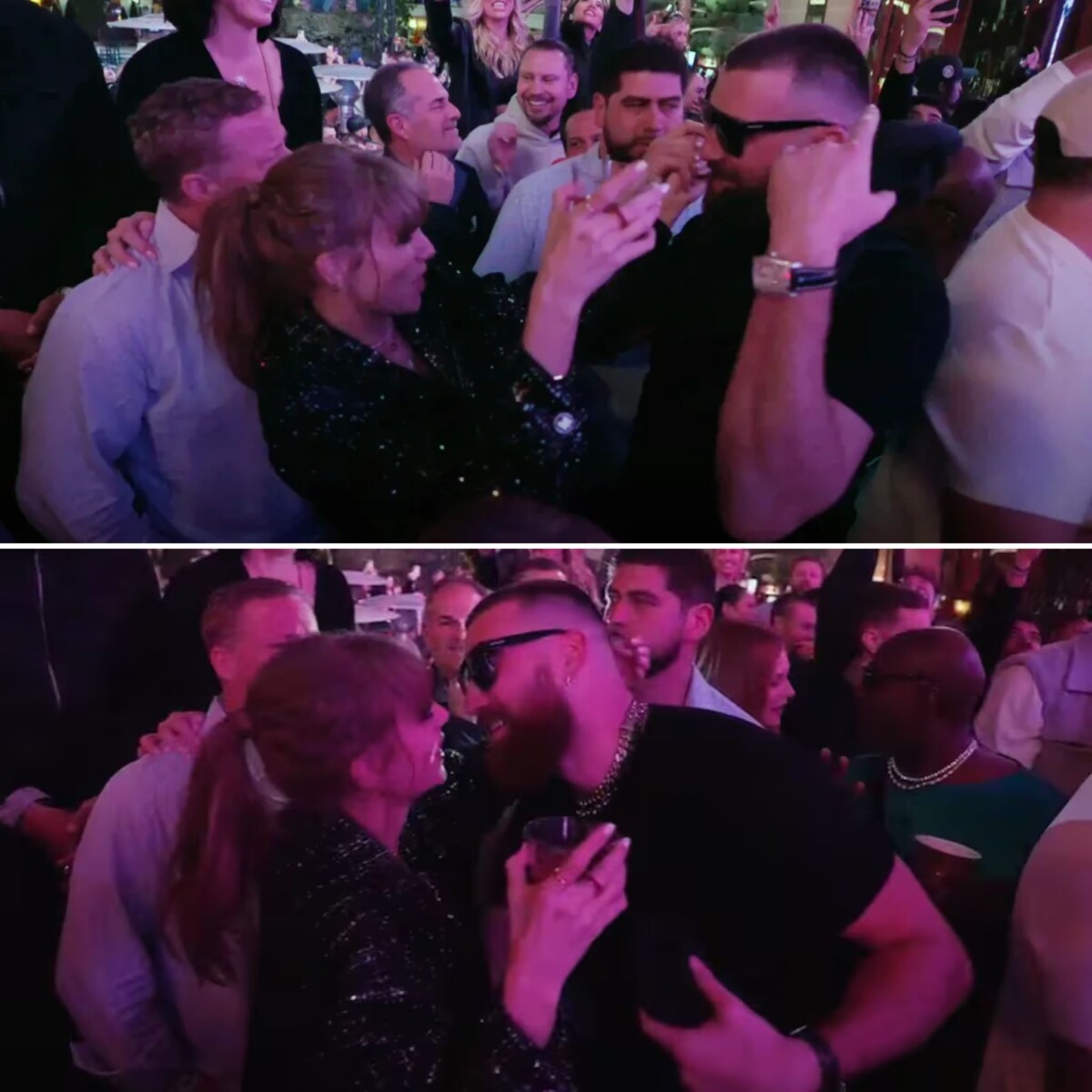 DANCE & KISS: Taylor Swift and Travis Kelce show off the sweet love at Super Bowl afterparty