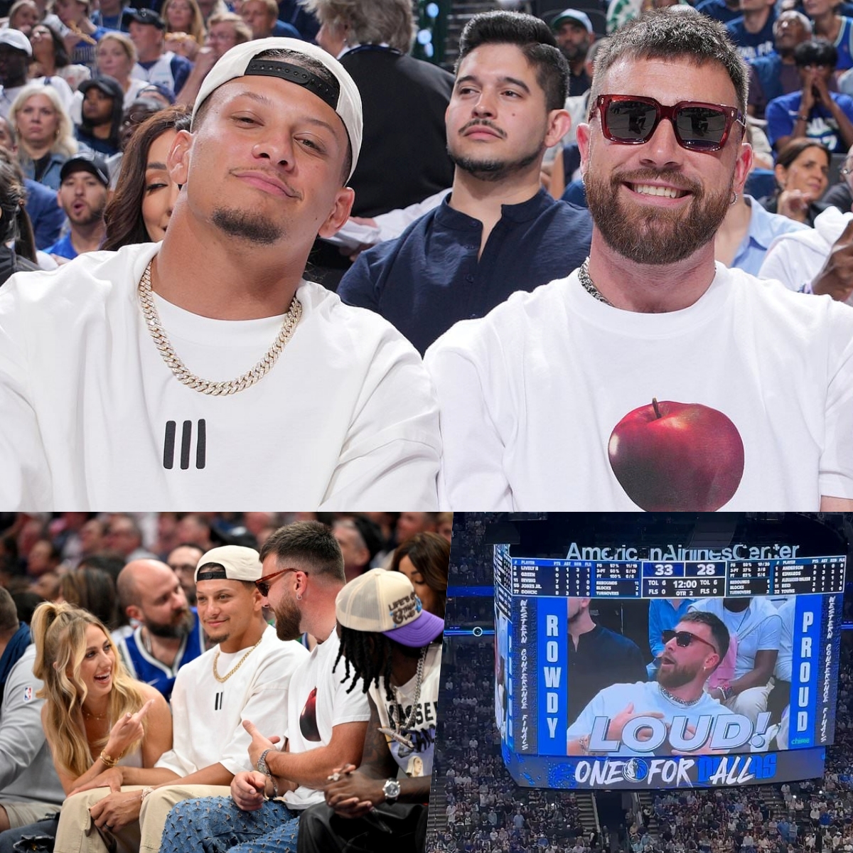 Travis Kelce is BOOED in Dallas after rocking up at Mavs-Timberwolves