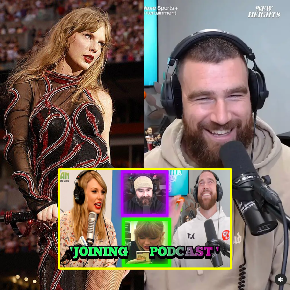 BREAKING NEWS! Taylor Swift FINALLY JOINS The NEW HEIGHTS PODCAST OMG!