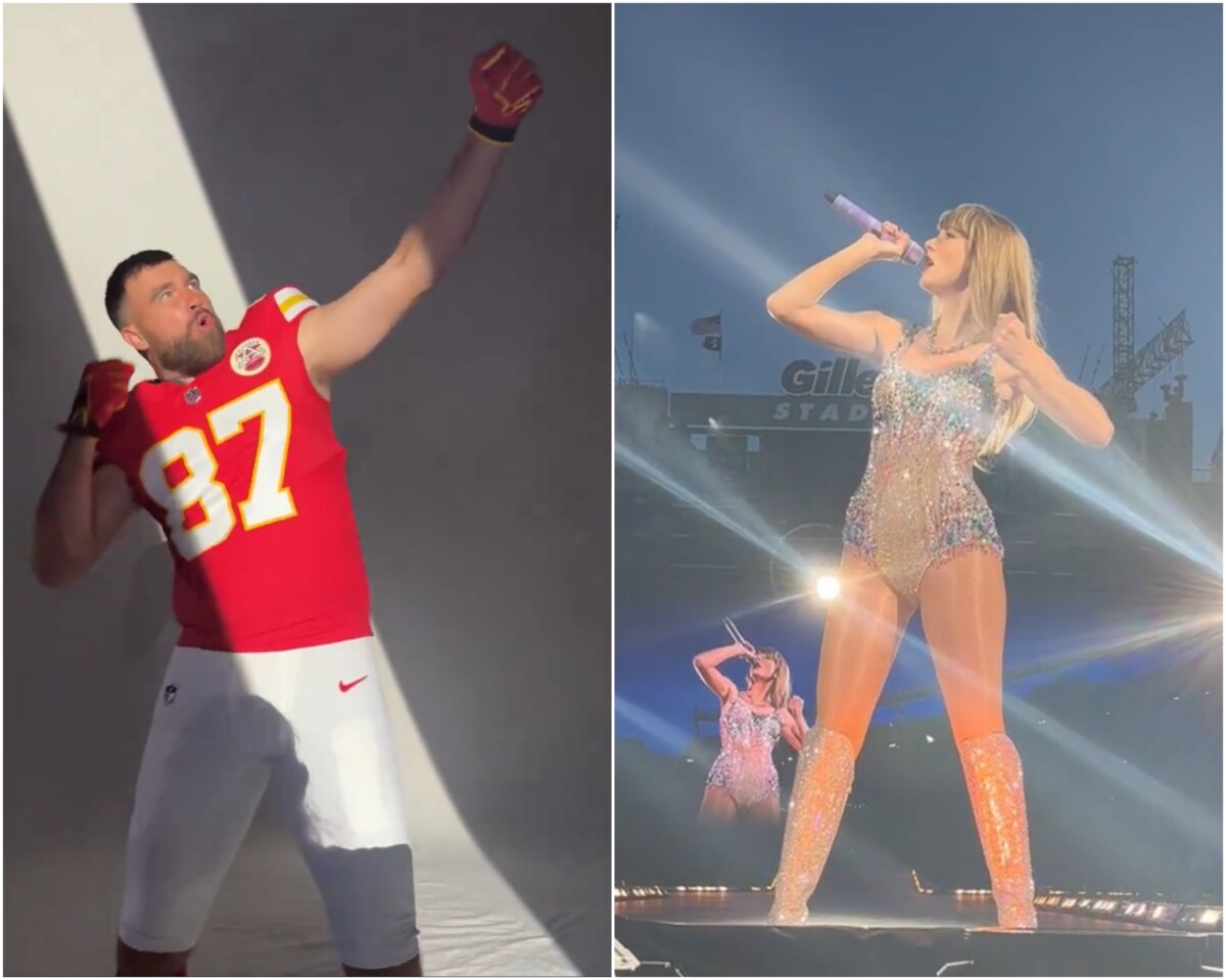 Travis Kelce films his ‘archer’ introduction at Chiefs media day – but it is NOT a Taylor Swift tribute!