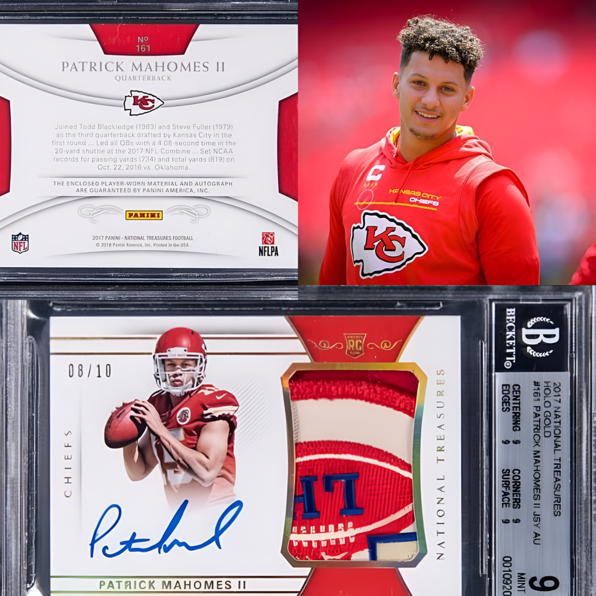 Patrick Mahomes rookie card sells at auction for $173K