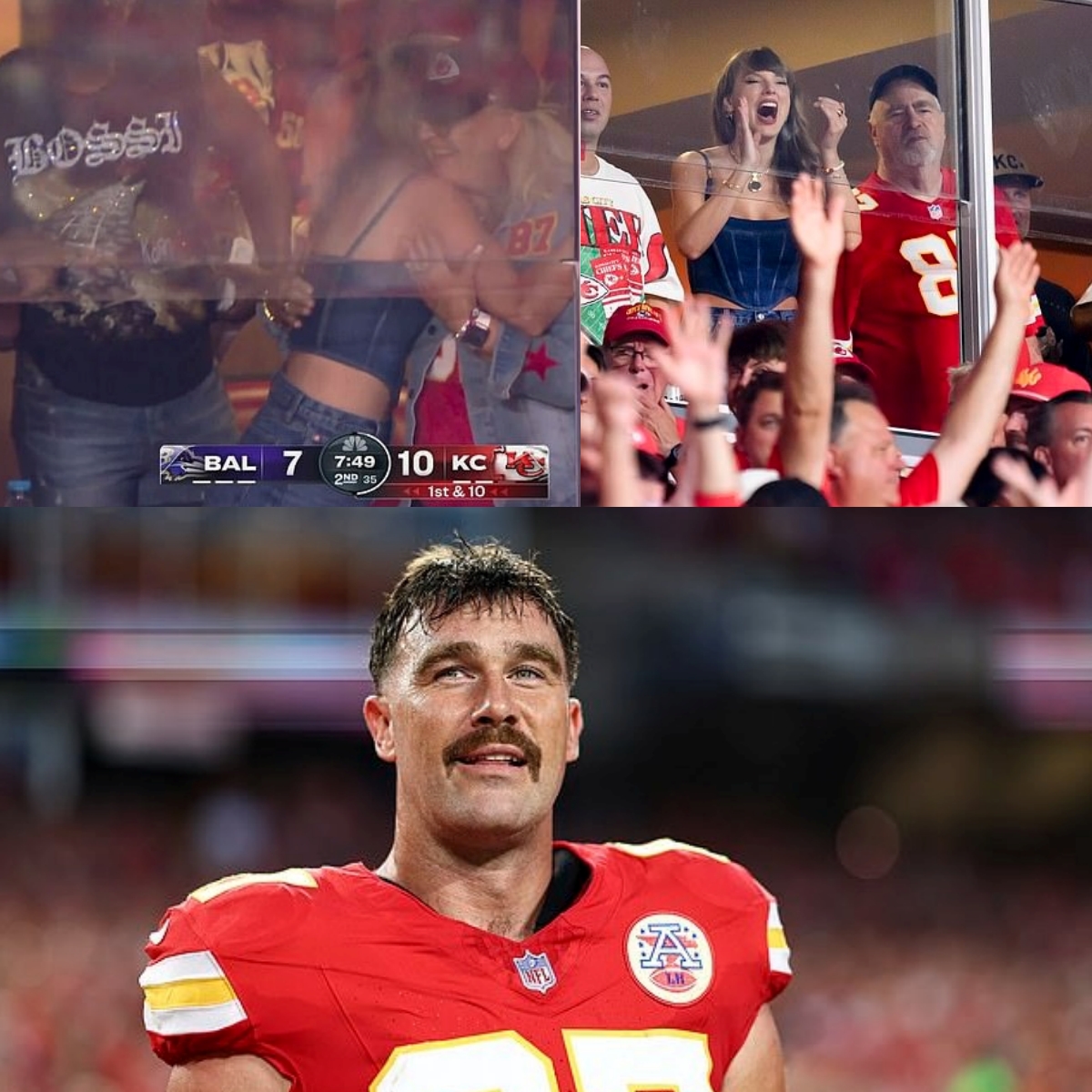 Video Travis Kelce sends Taylor Swift wild by taking an historic catch